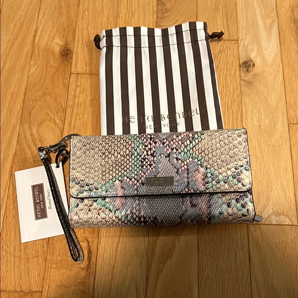 Henri Bendel Multi Color Clutch Wristlet
